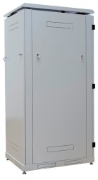 Шкаф напольный МТК 19&quot;, 37U, 1831x600x800 мм, разборный, дверь со стеклом, серый