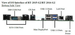 Сенсорный терминал Posiflex RT-2016-G2 черный (15.6&quot; P-CAP, Intel Celeron J6412, SSD 128GB M2, 8GB DDR4), без MSR, без ОС