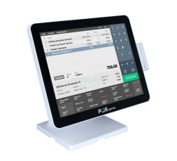 Сенсорный моноблок POSCenter Atlas (15&quot;, PCAP,J4125,RAM 8Gb,SSDM2 128Gb, 8U-2C-L-H-V, MSR) БЕЛЫЙ S-90