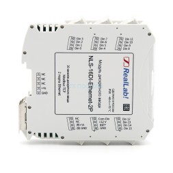 NLS-16DI-Ethernet-2P RealLab Модуль дискретного ввода 16 каналов с групповой изоляцией, 2xRJ-45, Modbus TCP