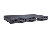 RKS-G4028-L3-4GT-2HV-T Layer 3 modular managed Ethernet switch with 4 10/100/1000BaseT(X) ports, 3 slots for Ethernet modules, 2 isolated power suppli