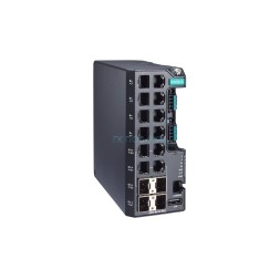 EDS-4012-4GS-HV-T Managed Gigabit Ethernet switch with 8 10/100BaseT(X) ports, 4 100/1000BaseSFP ports, single power input 110/220 VAC/VDC, -40 to 75