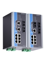 PT-510-MM-SC-48 IEC 61850-3 managed DIN-Rail switch, 8x 10/100BaseT(X), 2 x 100BaseFX MM, SC connectors, 1 power su
