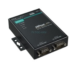 NPort 5250A-T 2 port RS-232/422/485 advanced, DB9, t:-40/+75