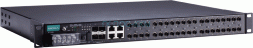 PT-7528-12MST-12TX-4GSFP-WV-WV IEC 61850-3 managed rackmount Ethernet switch with 12 10/100BaseF(X) MST, 12 10/100BaseT(X), and 4 x 4 1000B