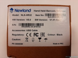 Newland HR3280 (Marlin II), двумерный (2D) ручной сканер, USB, черный, в комплекте с USB кабелем (3м)
