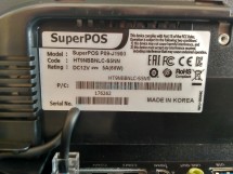 POS-компьютер моноблок SuperPOS P14, 15“ сенсорный N5095 4 Gb, SSD 128 Гб, c MSR, код pos-9089