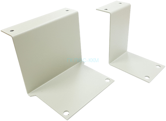Комплект кронштейнов против опрокидывания для шкафов МТК шириной 600 мм, 4 шт., серый RAL7032