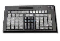 Клавиатура программируемая POScenter S67B (67 клавиш, MSR, ключ, USB), черная, арт. PCS67B, арт. PCS67B