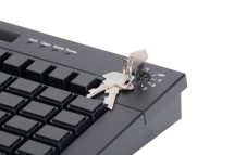 Клавиатура программируемая POScenter S67B (67 клавиш, MSR, ключ, USB), черная, арт. PCS67B, арт. PCS67B
