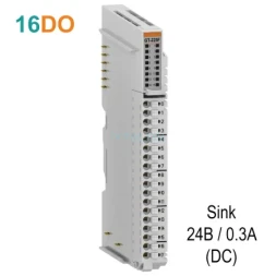 GT-225F CREVIS Дискретный вывод, 16DO, 24 В/0.3А (DC), Sink, RTB 18