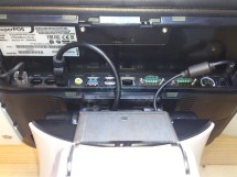 POS-компьютер моноблок сенсорный SuperPOS P09 с двумя экранами, 15“ J1900 4 Gb, SSD, c MSR, черно-белый