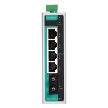 EDS-205A-M-ST-T 5 port switch, 4 x 10/100 TX, 1 x 100 FX (multimode), dual power, ST connector, t:-40/+75