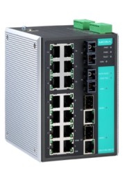 EDS-518A-SS-SC-80 Ethernet switch 14 10/100 BaseTx, 2 100 BaseFx single mode,SC, 2 10/100/1000 BaseFX, 80km