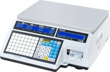 Весы с печатью этикеток TCP-IP Весы торговые с принтером этикеток, встроенный TCP IP, до 30 кг, погр. 15гр, платформа 380х244, дисп. Графический. CAS CL5000J-30IВ