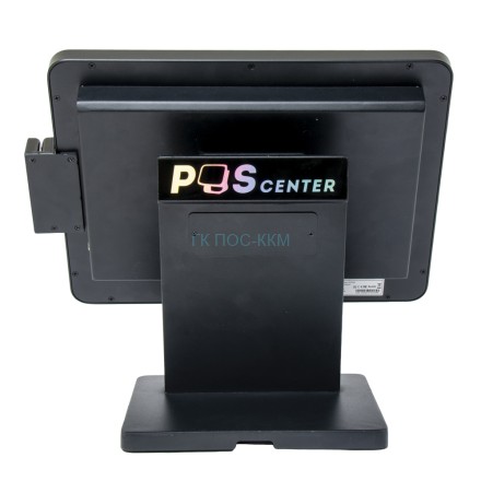 Сенсорный моноблок POSCenter POS90 (15&quot;, PCAP, WB-J3455, RAM 8Gb DDR3L 1.35V, SSD M.2 SATA 128Gb, MSR) без ОС