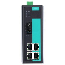 EDS-305-M-ST-T Ethernet Server 4 10/100BaseTx ports,1 multi mode(2Km) 100Fx port,t:-40/+75