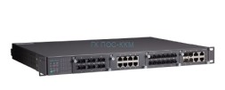 PT-7728-F-HV 28 ports Modular Switch, 3 x 100M modules, 1 x Gbps module, Ethernet on front, 88-300 VDC or 85-264