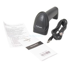 Сканер штрих-кода Poscenter HH 2D2 HD, ручной, USB, черный, с кабелем 2,0 м, подставка