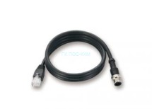 CBL-M12D(MM4P)/RJ45-100 IP67 1-meter M12-to-RJ45 Cat-5E UTP Ethernet cable with waterproof 4-pin D-coded