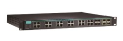 IKS-G6824A-20GSFP-4GTXSFP-HV-HV-T Layer 3 Full Gigabit managed Ethernet switch with 20 100/1000BaseSFP slots and 4 10/100/1000BaseT(X) or 1