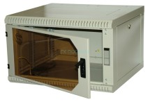 Шкаф настенный SignaPro™ 6U 371х600х660 мм, двухсекционный со съемными боковыми стенками, черный