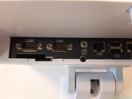 Сенсорный POS-терминал SAM4S SPT-S100 со 2-м монитором 9.7&quot; Sam4s QCD-100, 4 Gb, SSD 128 Гб, MSR, белый