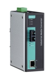 IMC-101-S-SC-80 Industrial 10/100Base-TX to 100BaseFx media converter, single mode.