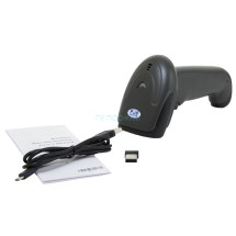 Сканер штрих-кода, Poscenter 2D BT, беспроводной, черный, USB кабель, USB адаптер