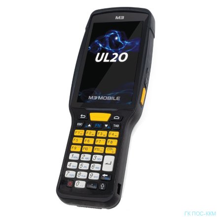Терминал сбора данных M3 Mobile UL20W Android 8.1, FHD, 802.11 a/b/g/n/ac, N6600 2D Imager Scanner, Rear Camera, BT, GPS, 2G/16G, Standard Battery is included and Bullet Proof Film ist attached. Requires Cradle and Power Supply for charging. (sold separately), p/n U20W0C-12CFSS