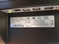 Сенсорный POS-терминал Mitsu Titan-15 Black J1900 4Gb SSD 64Gb MSR