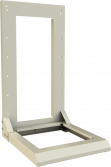 Кронштейн-опора универсальная для настенных шкафов, регулируемая по высоте, серая