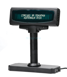 Дисплей покупателя АТОЛ PD-202S USB черный, зеленый светофильтр