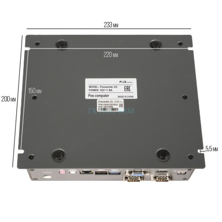 POS-компьютер POScenter Z3 (Intel Celeron N4000 1.10GHz, RAM 4Gb, SSD 128Gb) с креплением, с Windows 10 IoT Entry