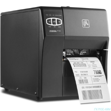Термотрансферный принтер Zebra TT ZT220; 203 dpi, Serial, USB, Int 10/100, p/n ZT22042-T0E200FZ