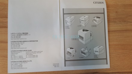 Термопринтер этикеток DT Citizen CL-S521, 200 dpi, серый, RS232, USB