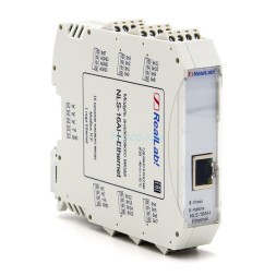 NLS-16AI-I-Ethernet RealLab Модуль ввода аналоговых сигналов тока 16 одиночных каналов со встроенными шунтами 100 Ом, RJ-45, Modbus TCP